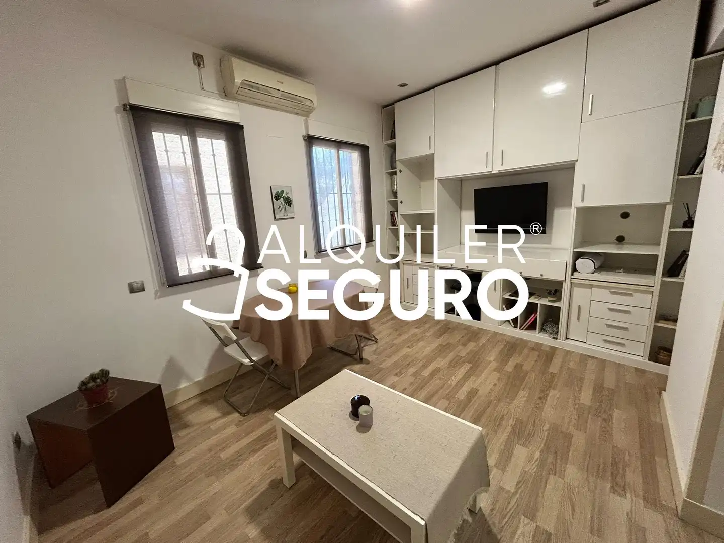 Wohnzimmer von Wohnung zur Miete in Madrid mit Klimaanlage, Heizung und Möbliert