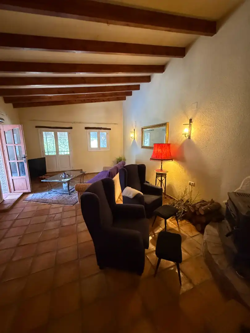 Living room of Country homes for sale in Castell de Castells  with Air Conditioner, Heating and Private garden