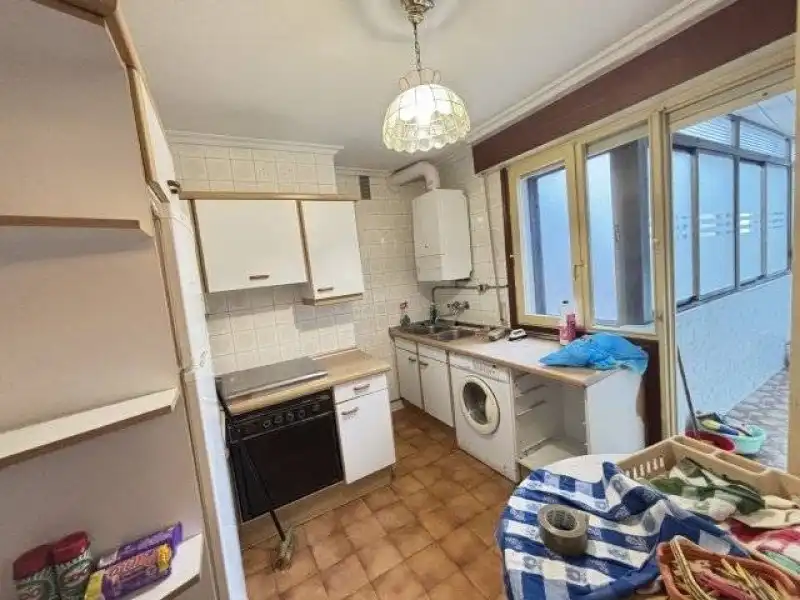 Kitchen of Flat for sale in Torrelavega   with Heating, Private garden and Parquet flooring