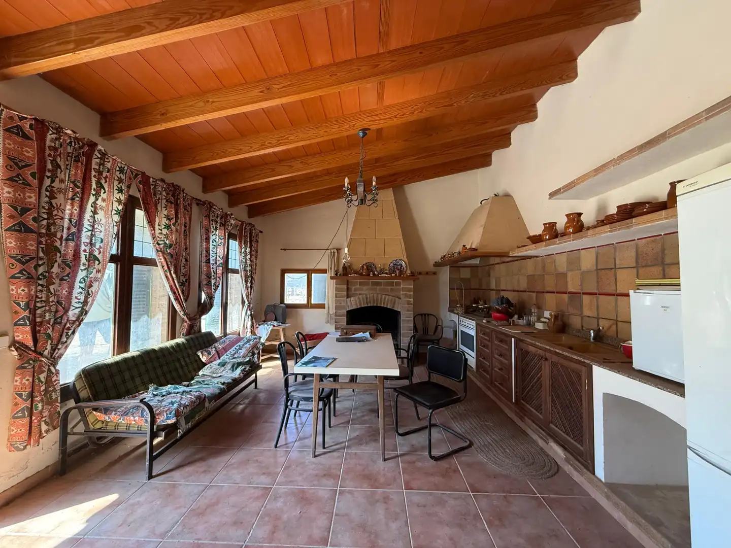 Cocina de Finca rústica en venta en Llucmajor con Jardín privado, Terraza y Balcón