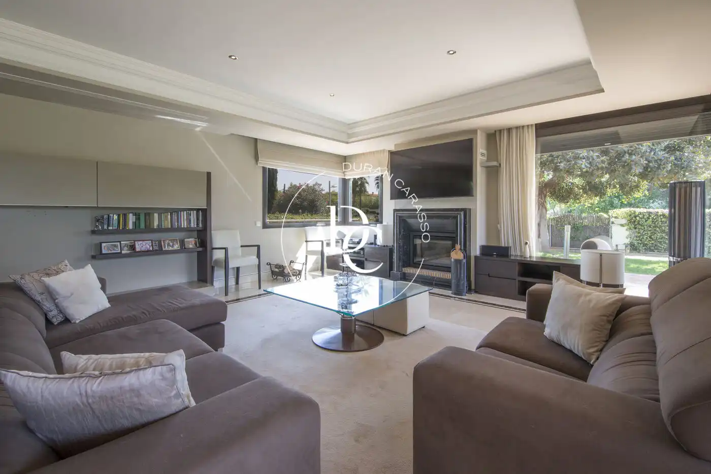Sala d'estar de Casa o xalet de lloguer en Sitges amb Aire condicionat, Calefacció i Jardí privat