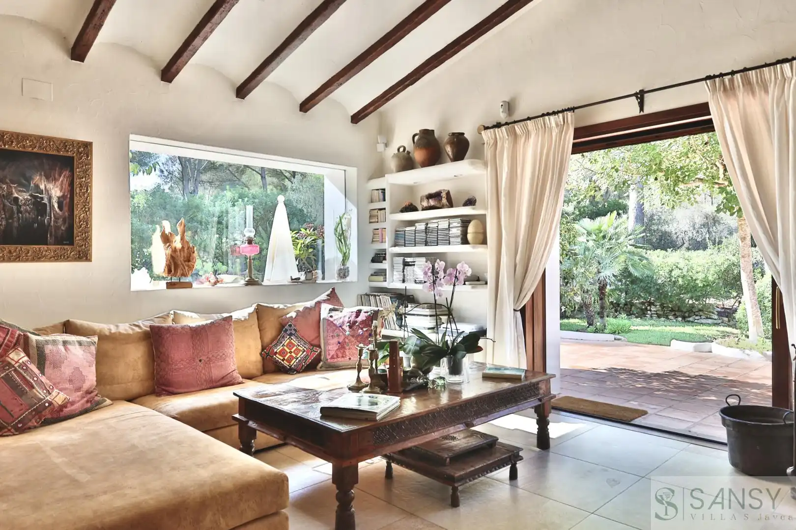 Living room of Houses for sale in Jávea / Xàbia  with Air Conditioner, Heating and Terrace