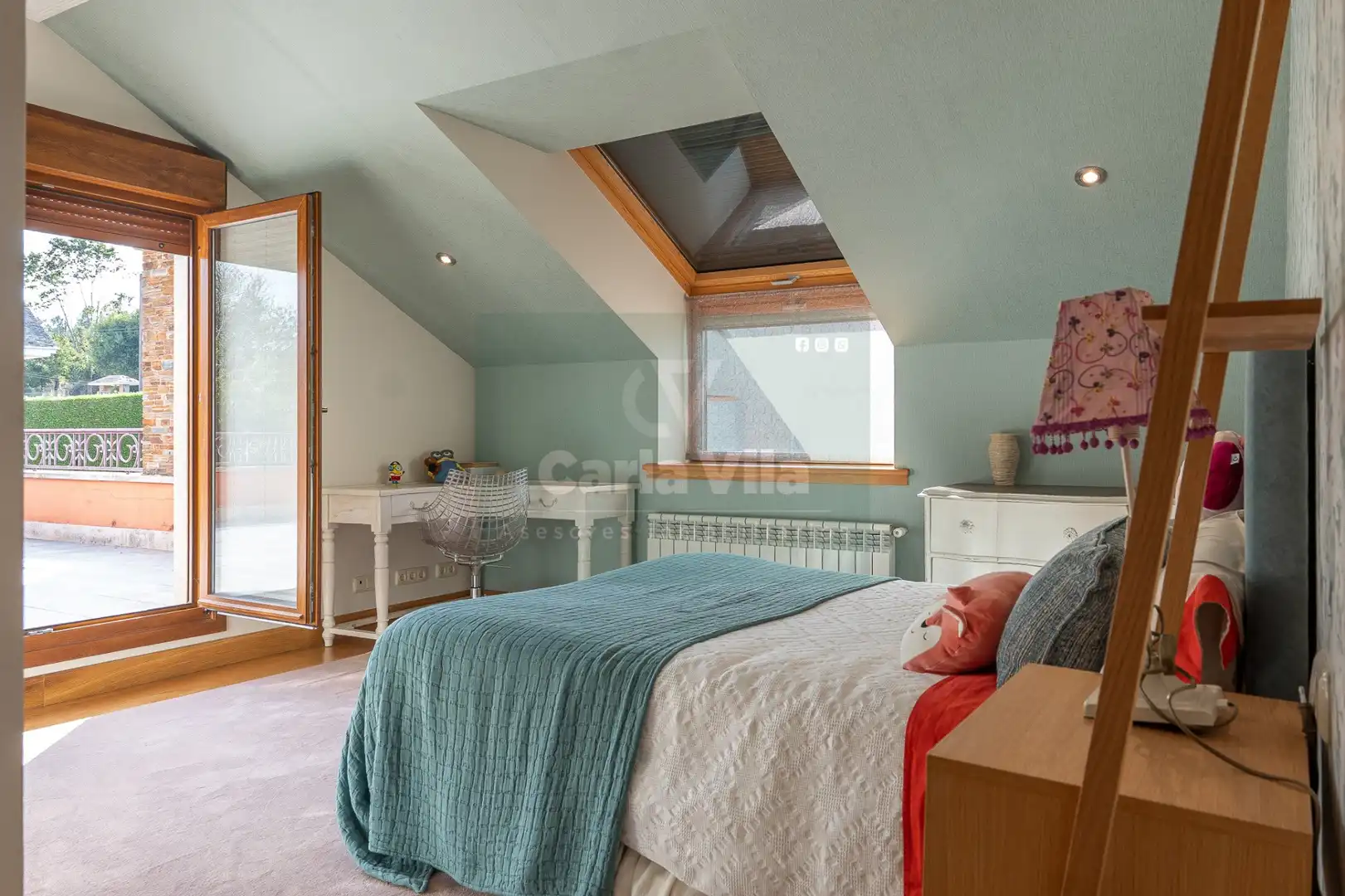 Habitación de Casa o chalet en venta en Lugo con Calefacción, Jardín privado y Parquet