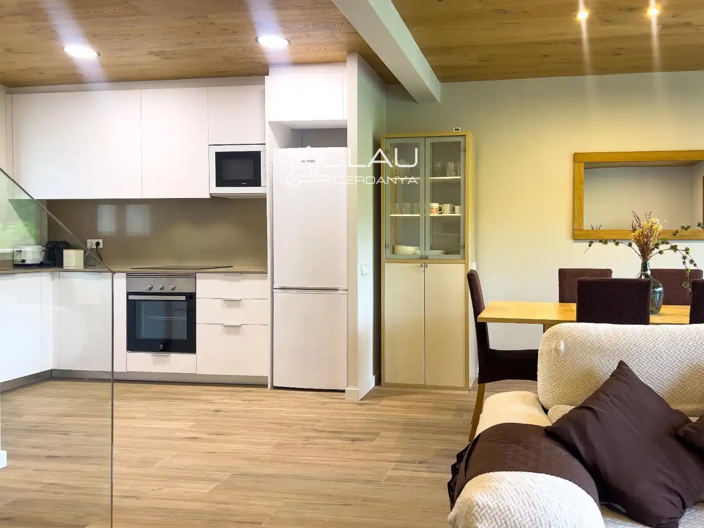 Cocina de Casa adosada de alquiler en Angoustrine  -  Villeneuve - des - Escaldes con Calefacción, Jardín privado y Parquet
