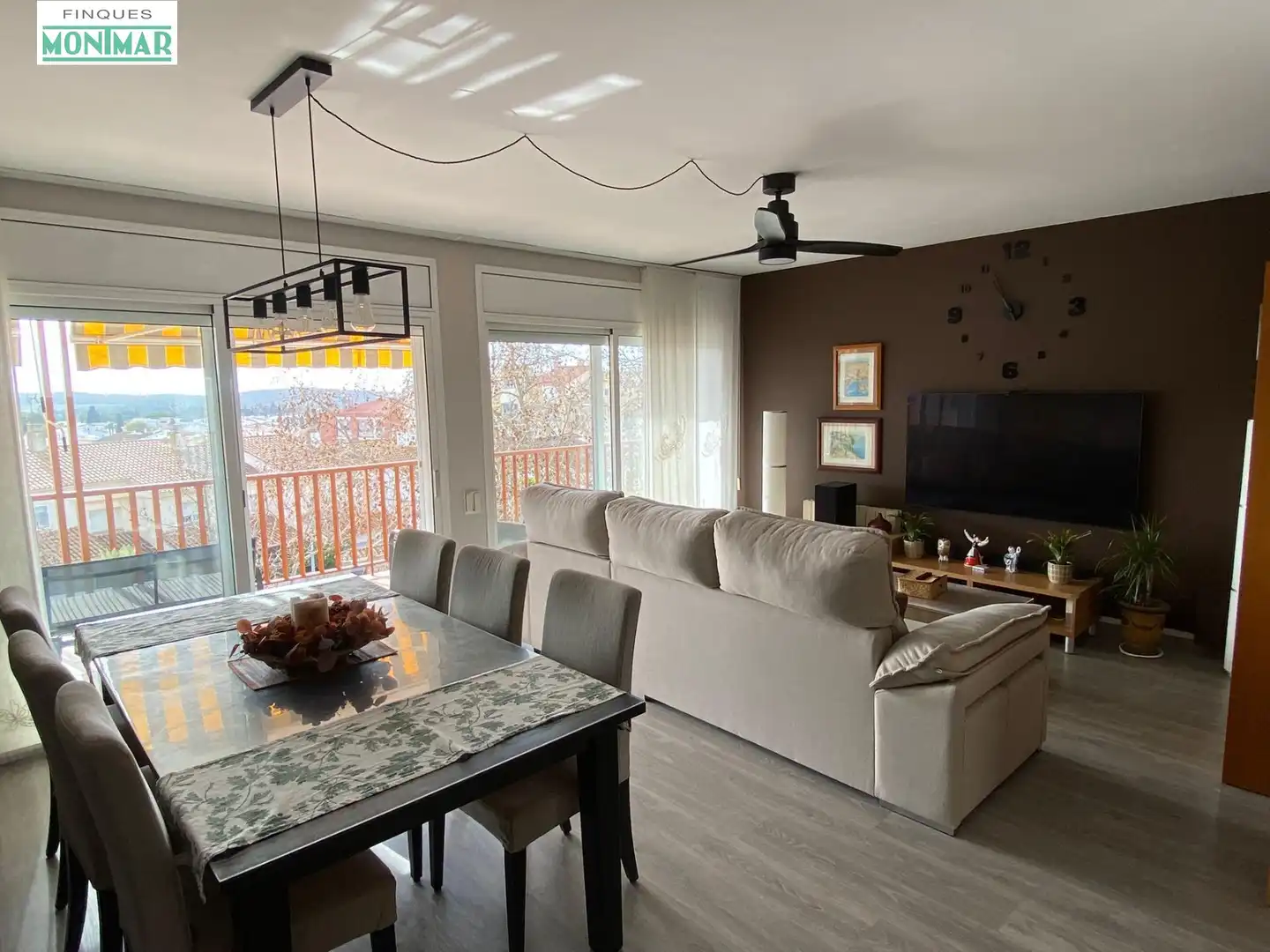 Living room of Attic for sale in Sant Pere de Ribes  with Heating, Private garden and Parquet flooring