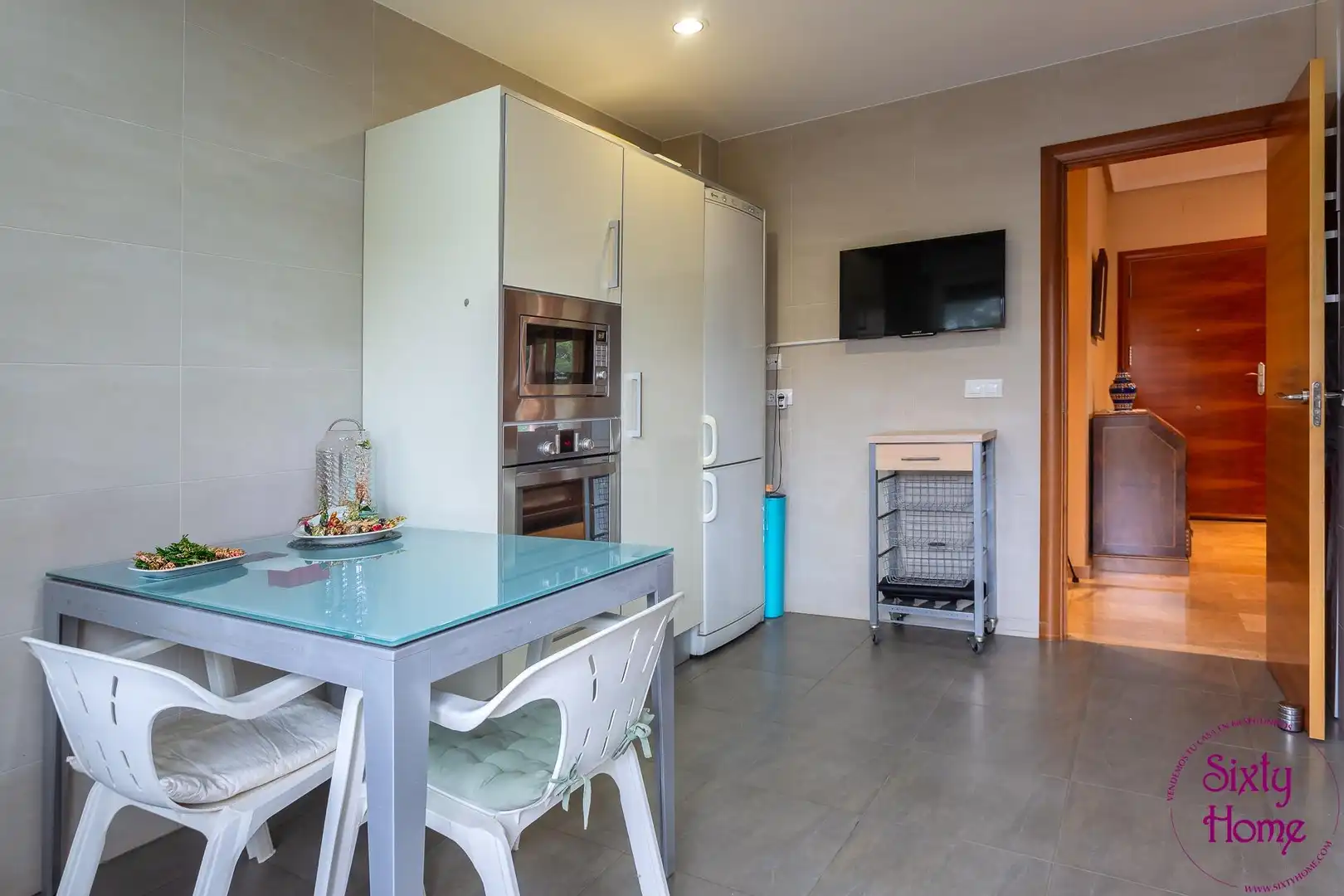 Kitchen of Houses for sale in Zaragoza  with Heating, Private garden and Terrace