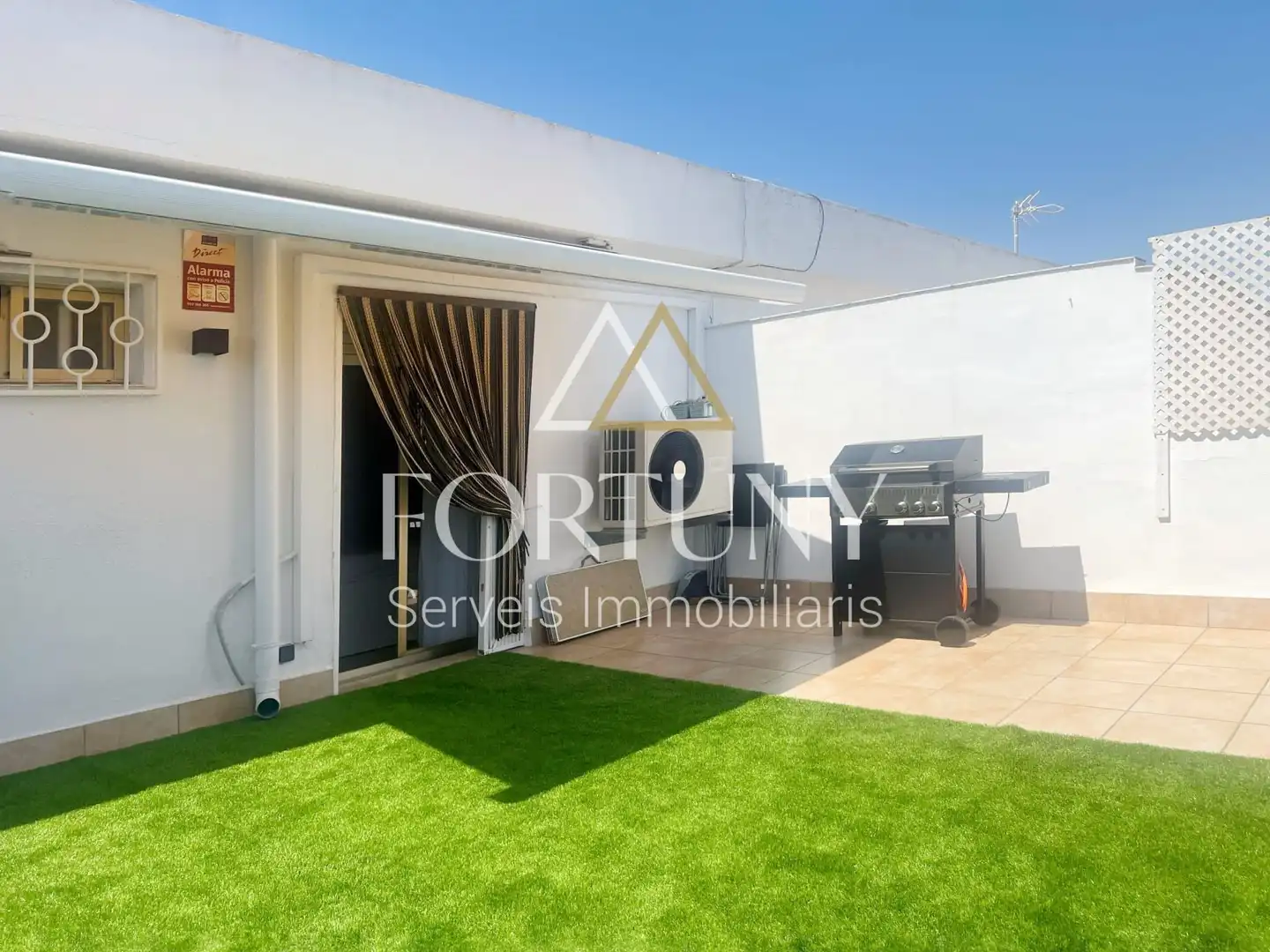 Terraza de Dúplex de alquiler en Salou con Aire acondicionado