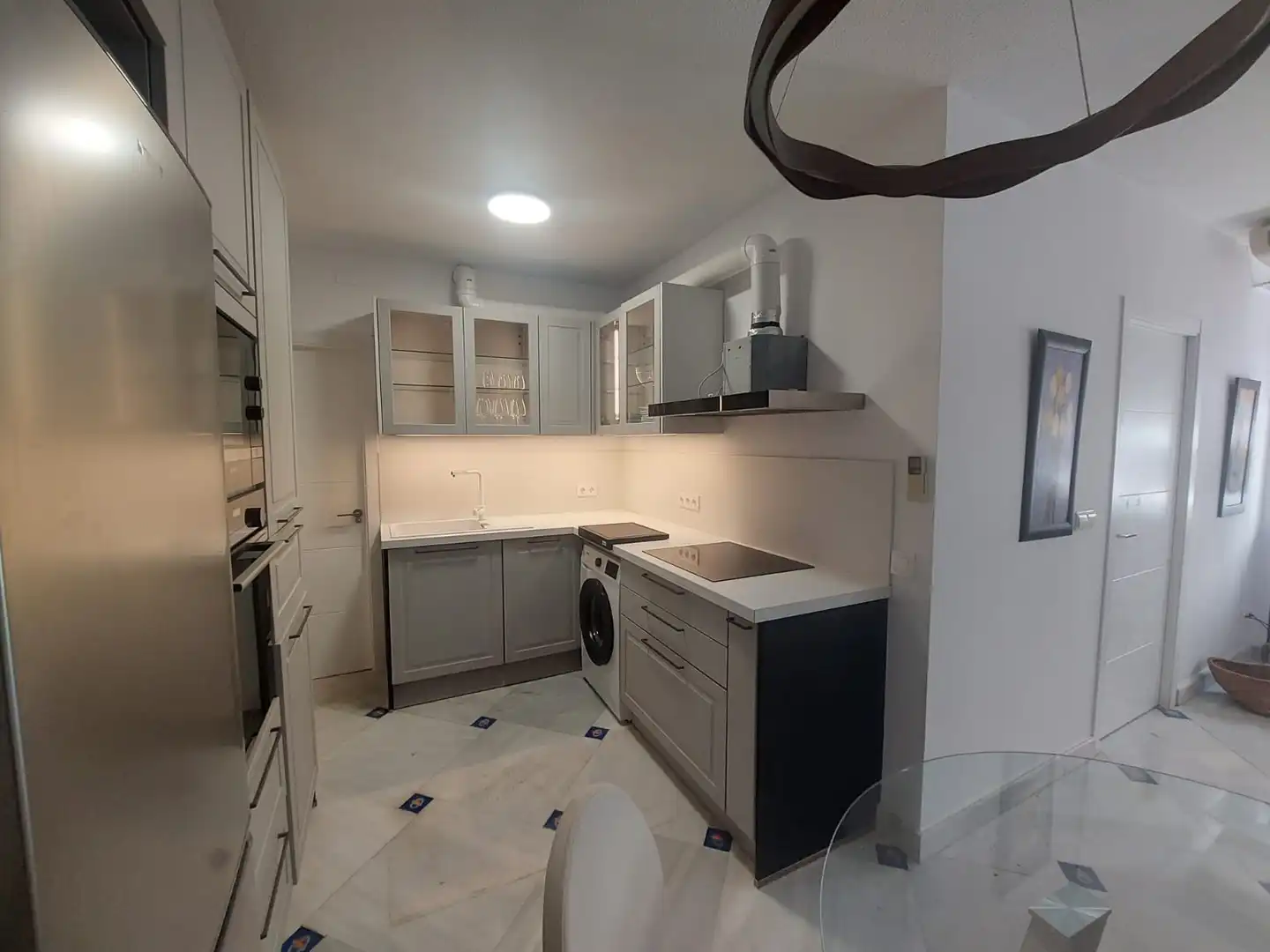 Cuina de Apartament de lloguer en Córdoba amb Aire condicionat, Calefacció i Moblat
