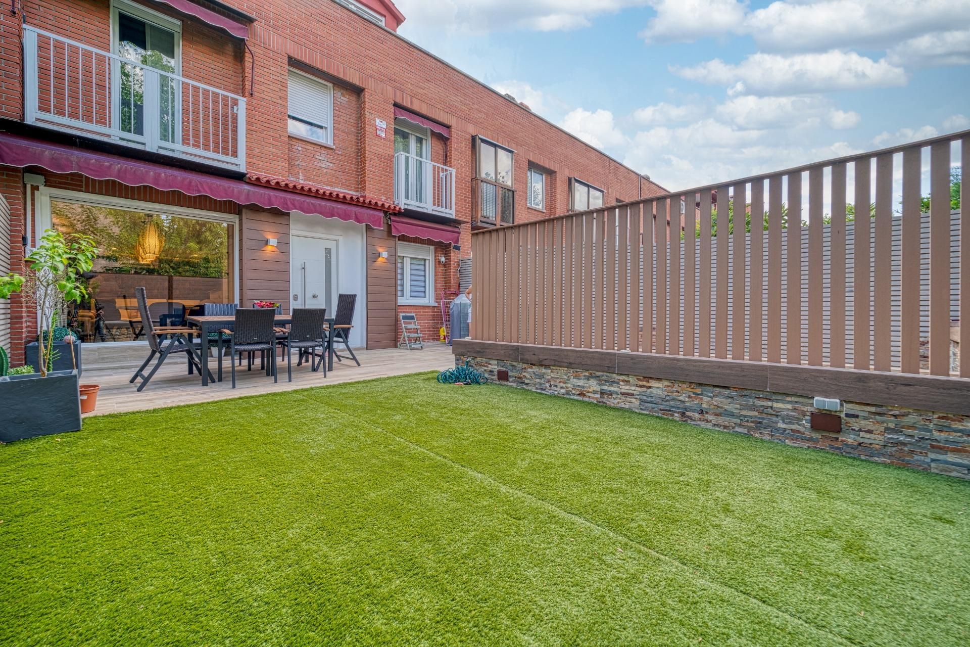 Terrassa de Casa adosada de lloguer en Pozuelo de Alarcón amb Aire condicionat, Calefacció i Jardí privat