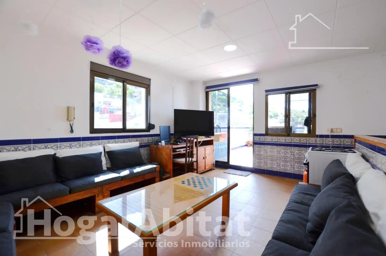 Sala de estar de Casa o chalet en venta en Cullera con Aire acondicionado, Calefacción y Terraza