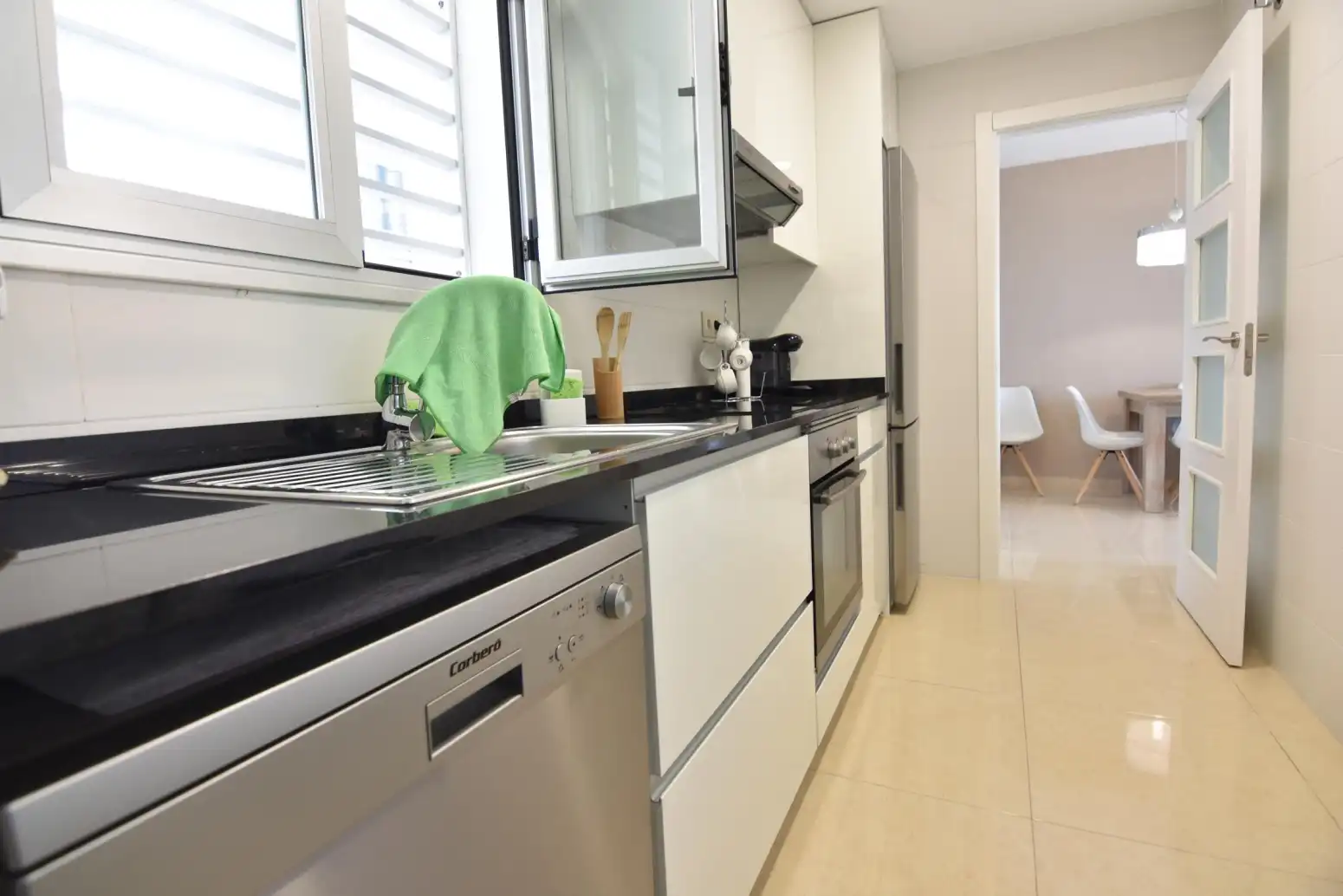 Kitchen of Flat for sale in Oropesa del Mar / Orpesa  with Air Conditioner, Heating and Private garden