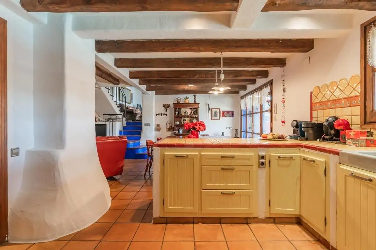 Cocina de Casa o chalet en venta en Sant Pere de Ribes con Aire acondicionado, Jardín privado y Terraza
