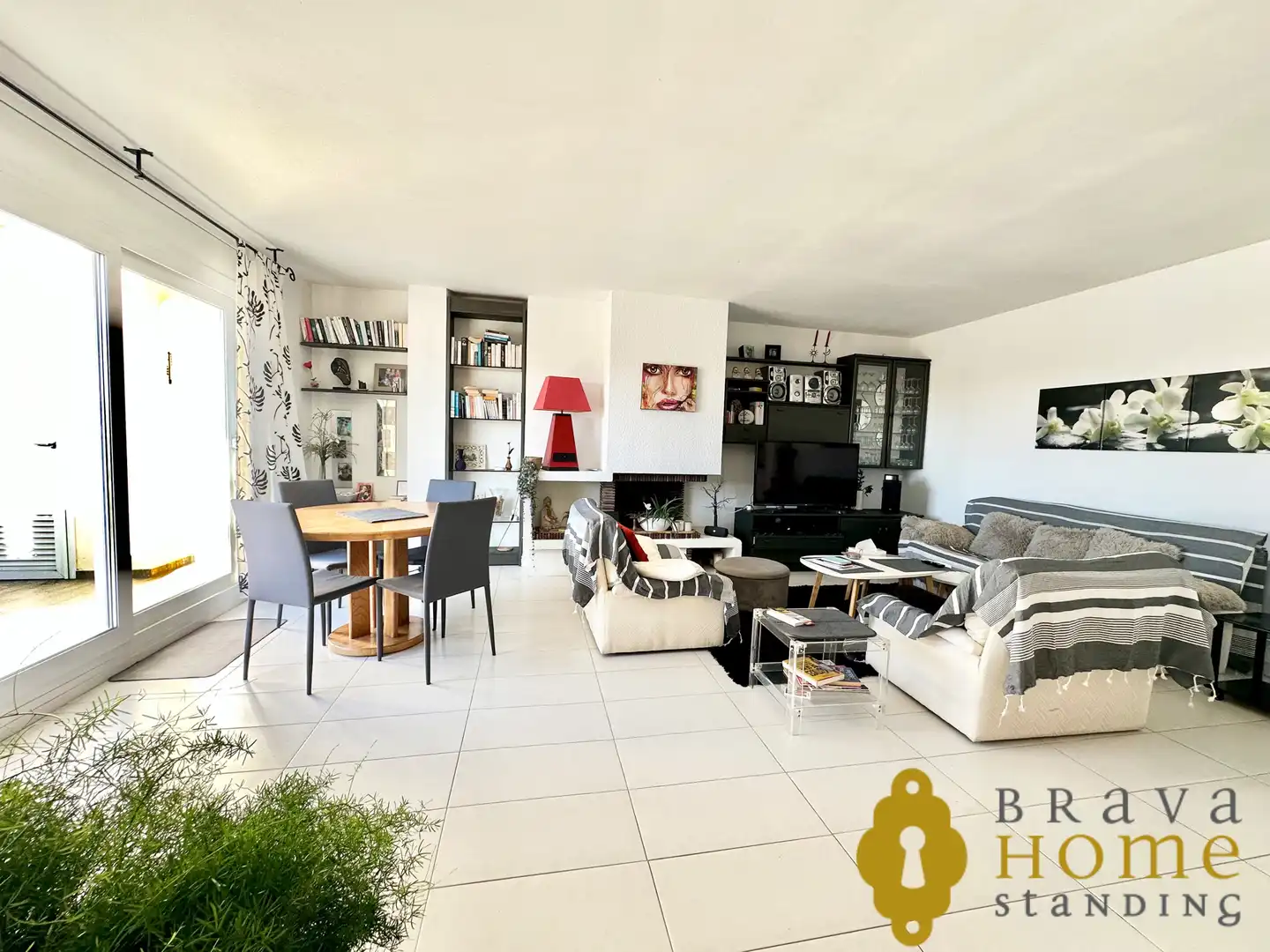 Sala d'estar de Àtic en venda en Empuriabrava amb Aire condicionat, Calefacció i Terrassa