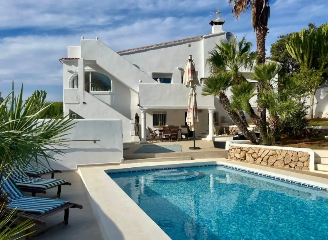Exterior view of Houses for sale in Dénia  with Air Conditioner, Private garden and Terrace