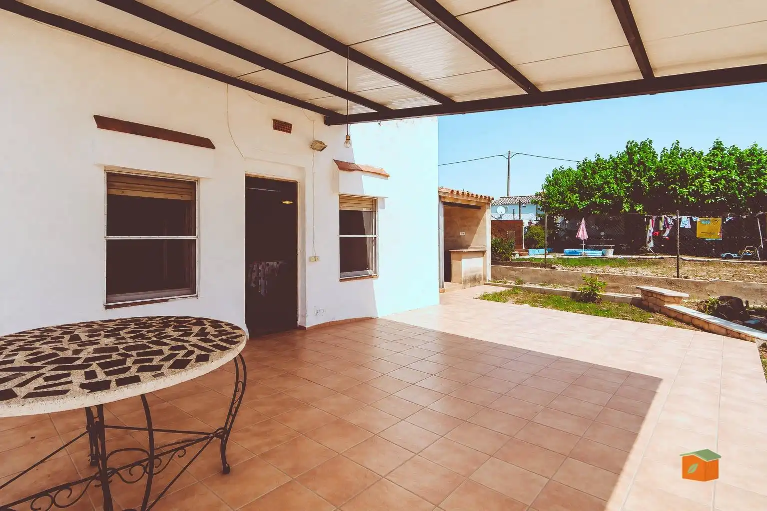 Terrace of Country homes for sale in Tortosa  with Private garden, Storage room and Swimming Pool