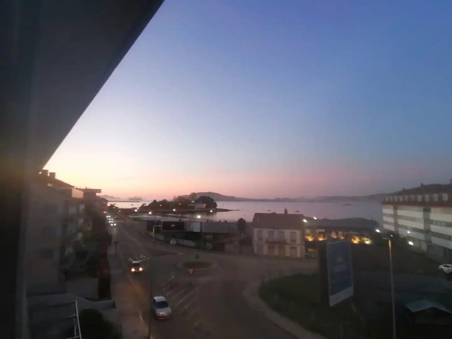 Exterior view of Flat for sale in Baiona  with Heating, Storage room and Swimming Pool