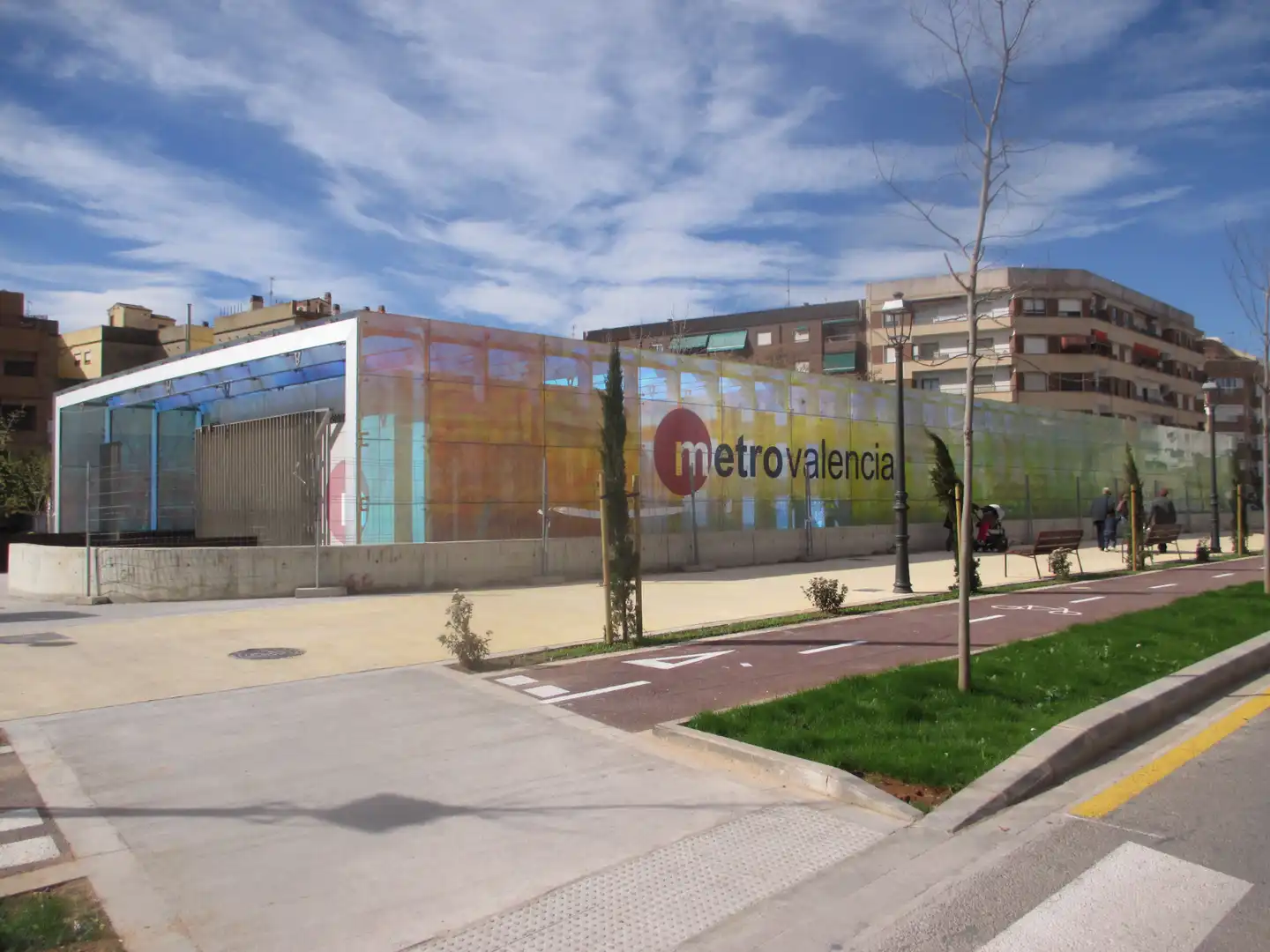 Exterior view of Flat for rent in Valencia  with Air Conditioner, Furnished and Oven