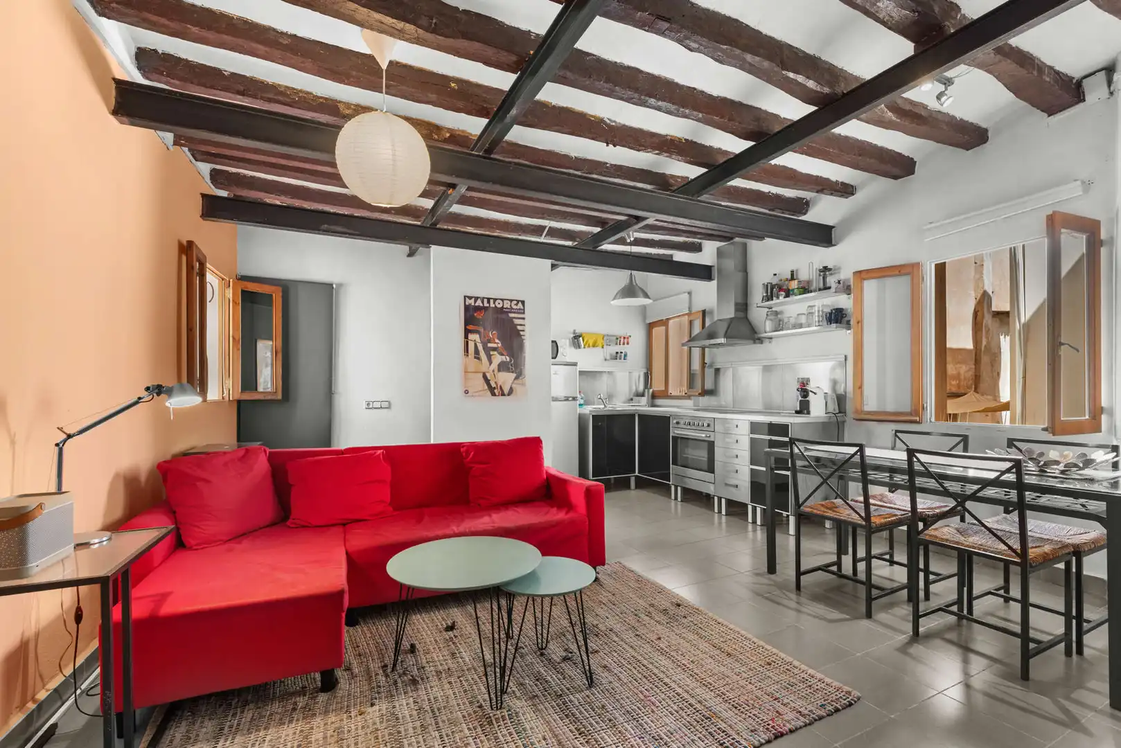 Sala d'estar de Pis en venda en  Palma de Mallorca amb Aire condicionat i Moblat