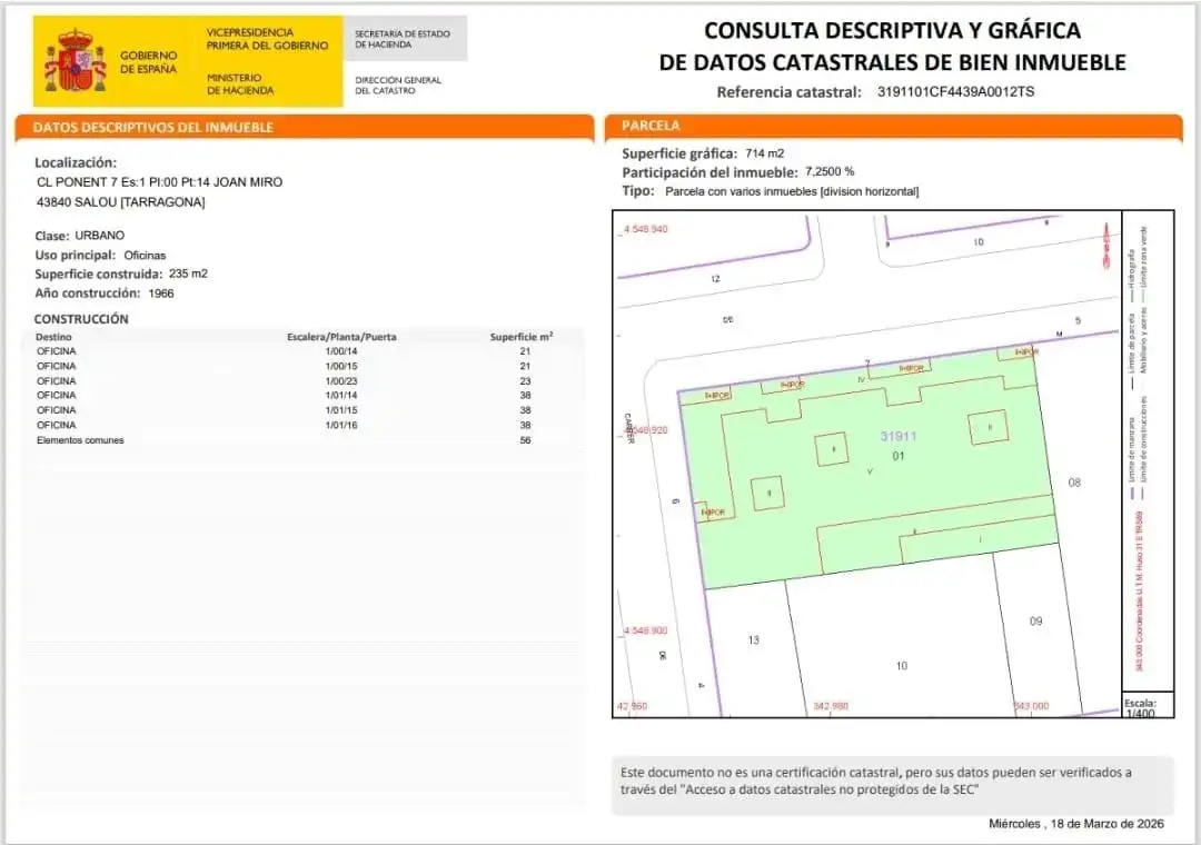 Business premises for sale in Carrer PONENT 7, imagen 22