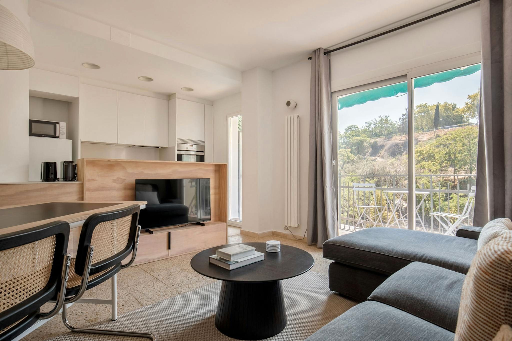 Living room of Flat to rent in  Barcelona Capital  with Air Conditioner, Heating and Washing machine