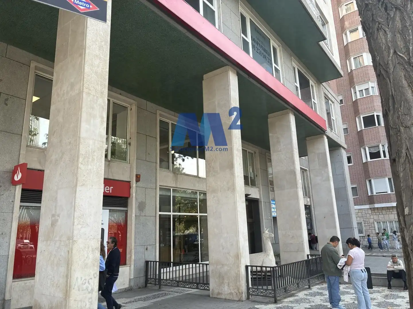 Außenansicht von Büro zur Miete in Chamartín