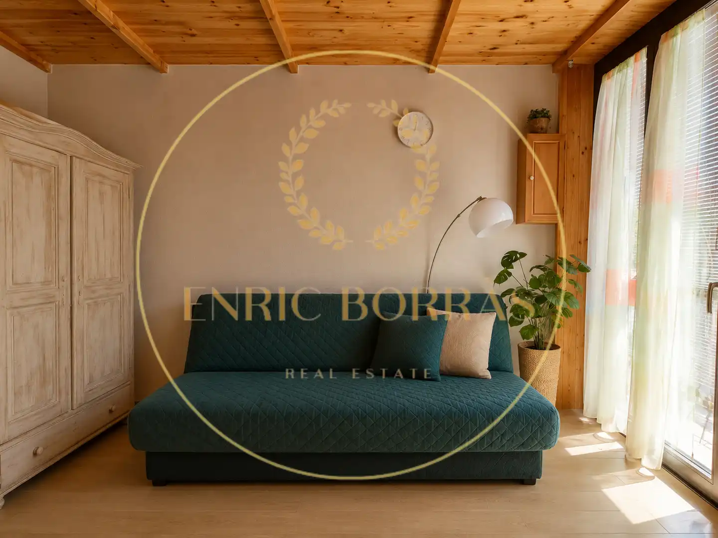 Living room of Flat for sale in Gironella  with Air Conditioner, Heating and Storage room