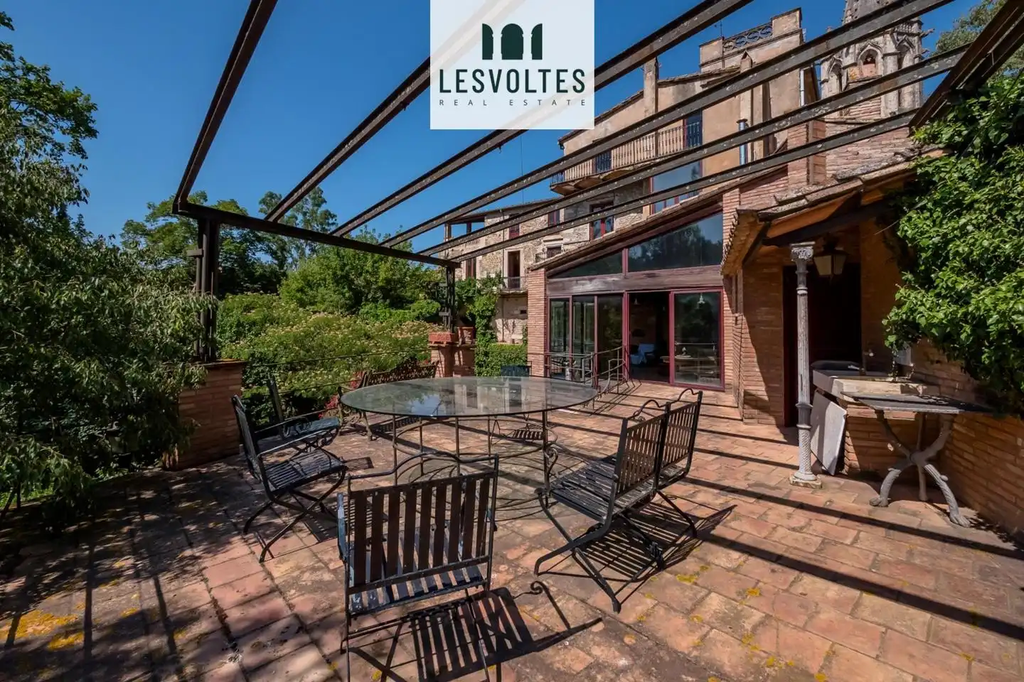Terraza de Casa o chalet en venta en Sant Martí Vell con Aire acondicionado, Calefacción y Jardín privado