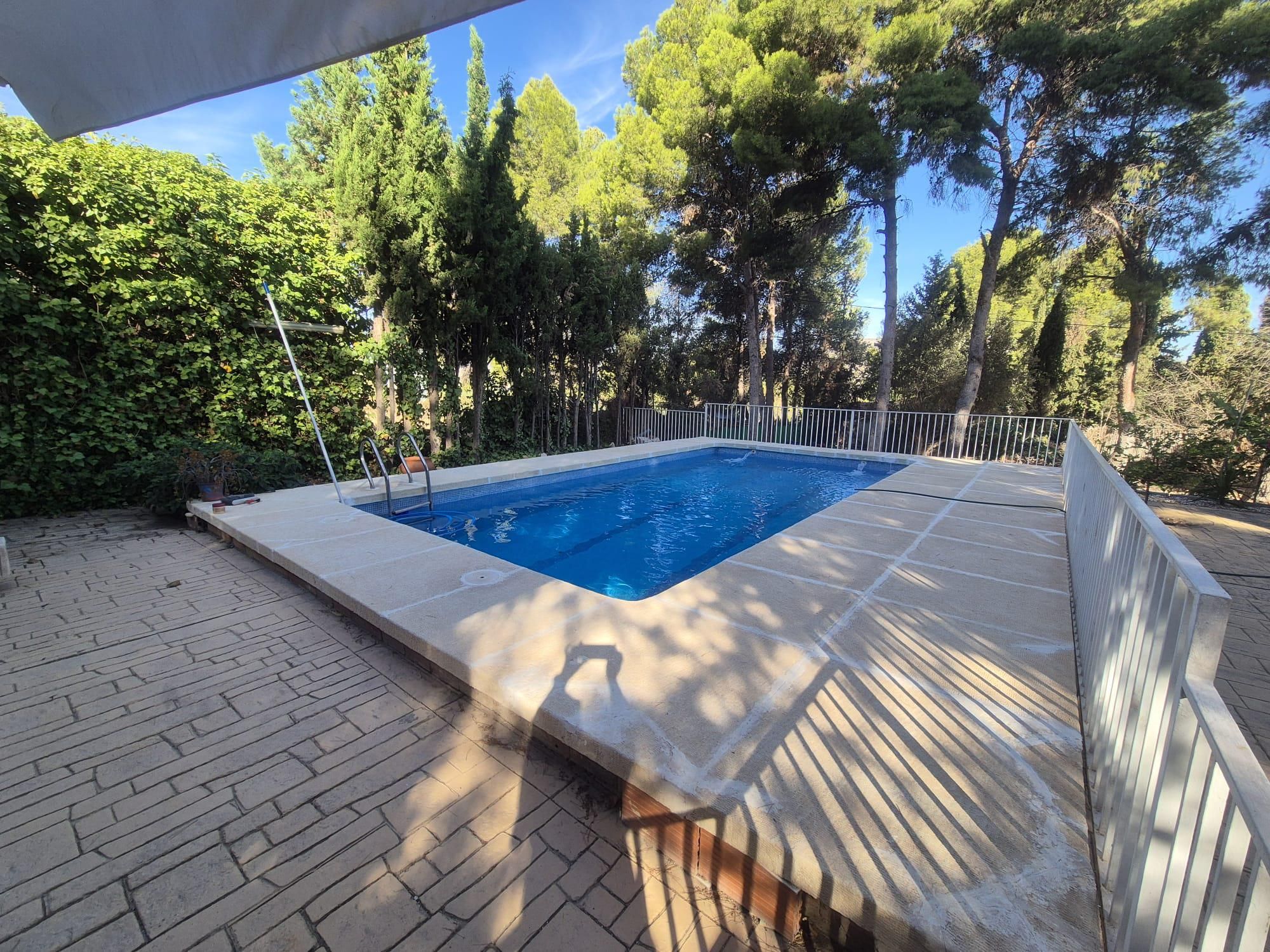 Swimming pool of Country house for sale in Elda  with Air Conditioner, Heating and Swimming Pool