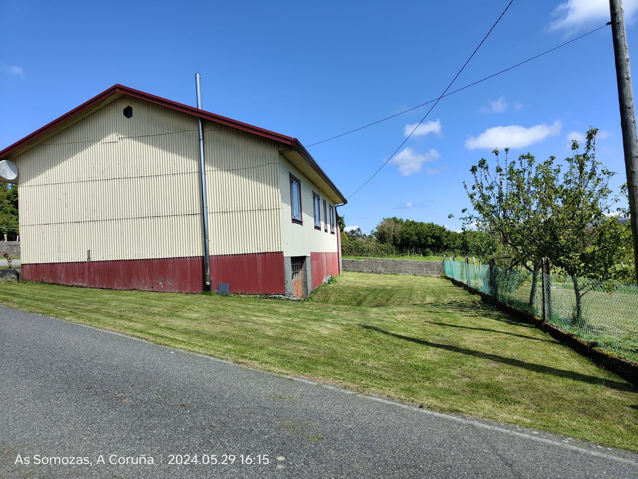Exterior view of Country house for sale in As Somozas   with Furnished
