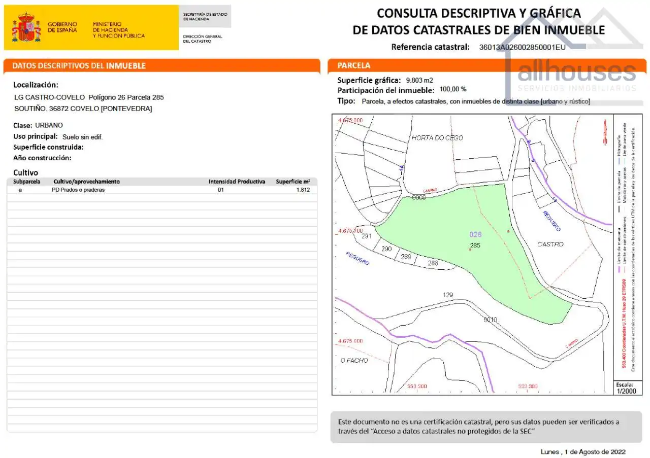 Terreny residencial en venda a Covelo, imagen 9
