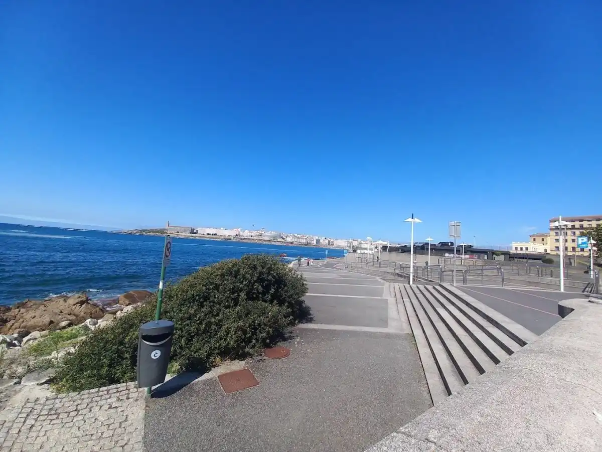 Exterior view of Flat for sale in A Coruña Capital   with Heating, Terrace and Storage room