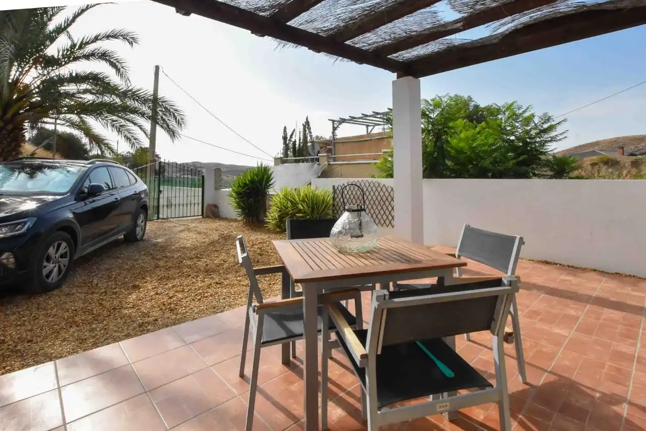 Jardín de Casa o chalet en venta en Huércal-Overa con Aire acondicionado, Piscina y Amueblado