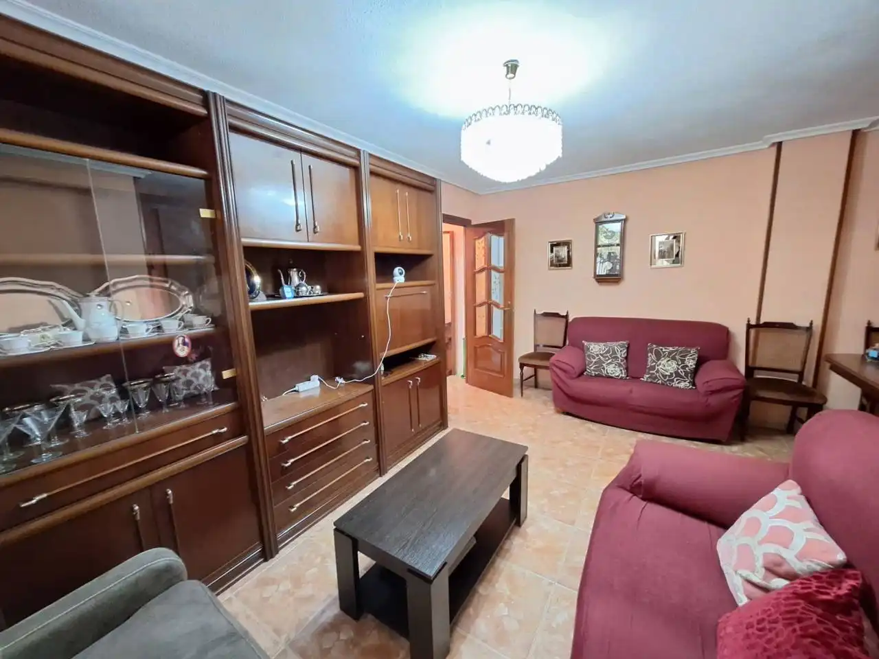 Wohnzimmer von Wohnung zum Verkauf in Fuenlabrada mit Klimaanlage, Heizung und Terrasse