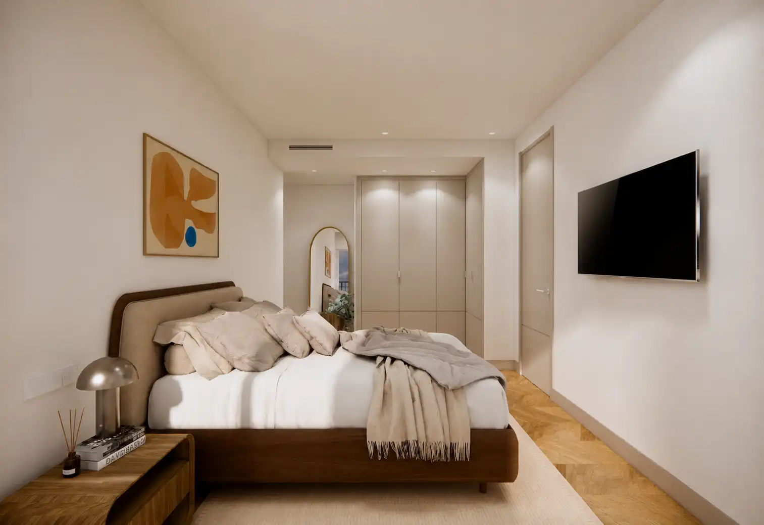 Bedroom of Flat for sale in Madrid  with Heating and Terrace