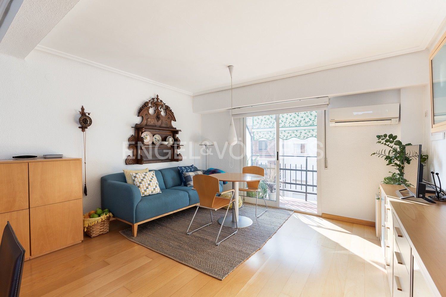 Sala d'estar de Apartament en venda en  Valencia Capital amb Aire condicionat, Calefacció i Parquet