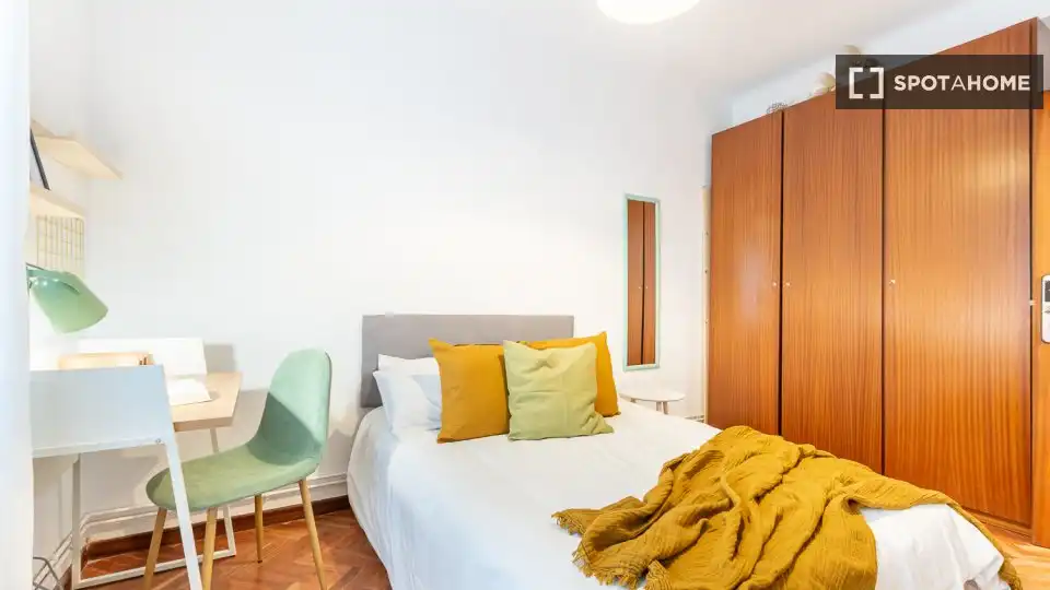 Habitación de Piso para compartir en Madrid con Aire acondicionado, Calefacción y Terraza
