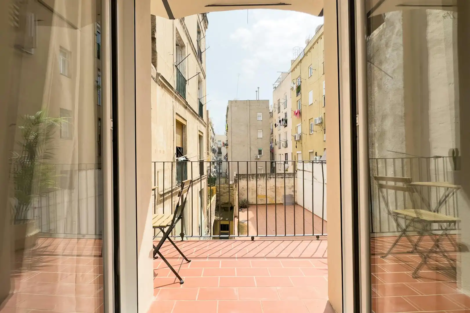 Terrassa de Pis de lloguer en Barcelona amb Aire condicionat, Calefacció i Moblat