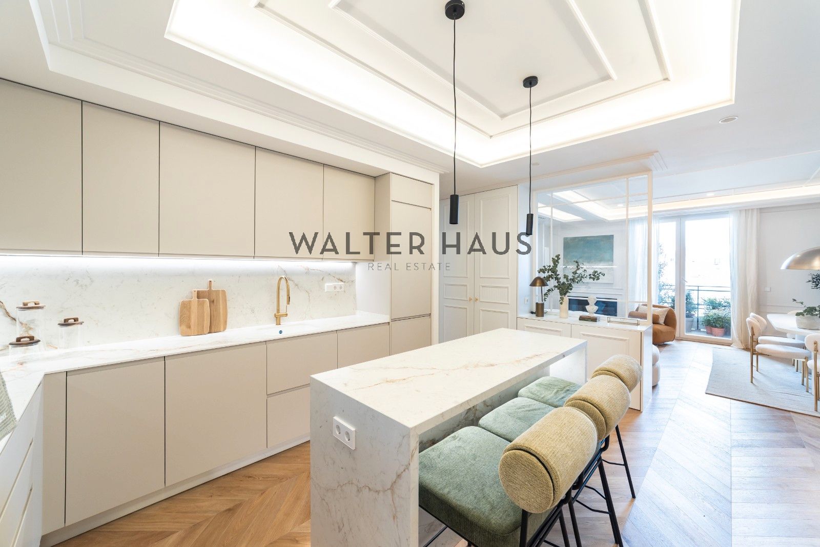 Kitchen of Flat for sale in  Madrid Capital  with Air Conditioner, Heating and Terrace