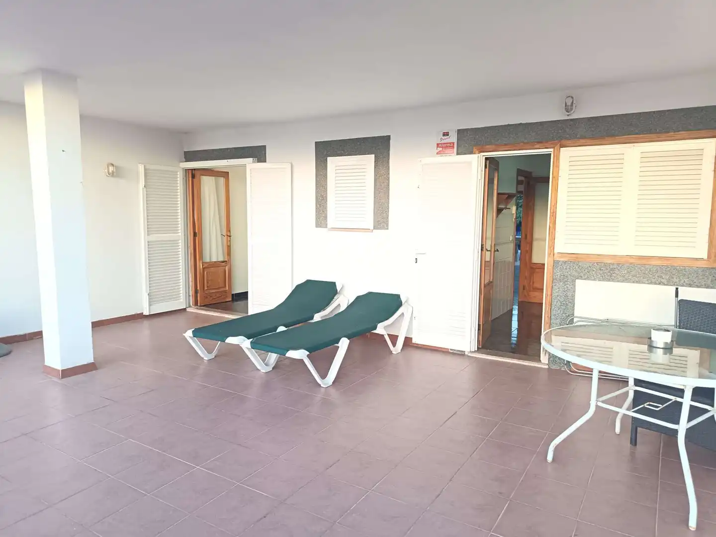 Terrasse von Erdgeschoss zur Miete in Alcúdia mit Terrasse, Möbliert und Balkon