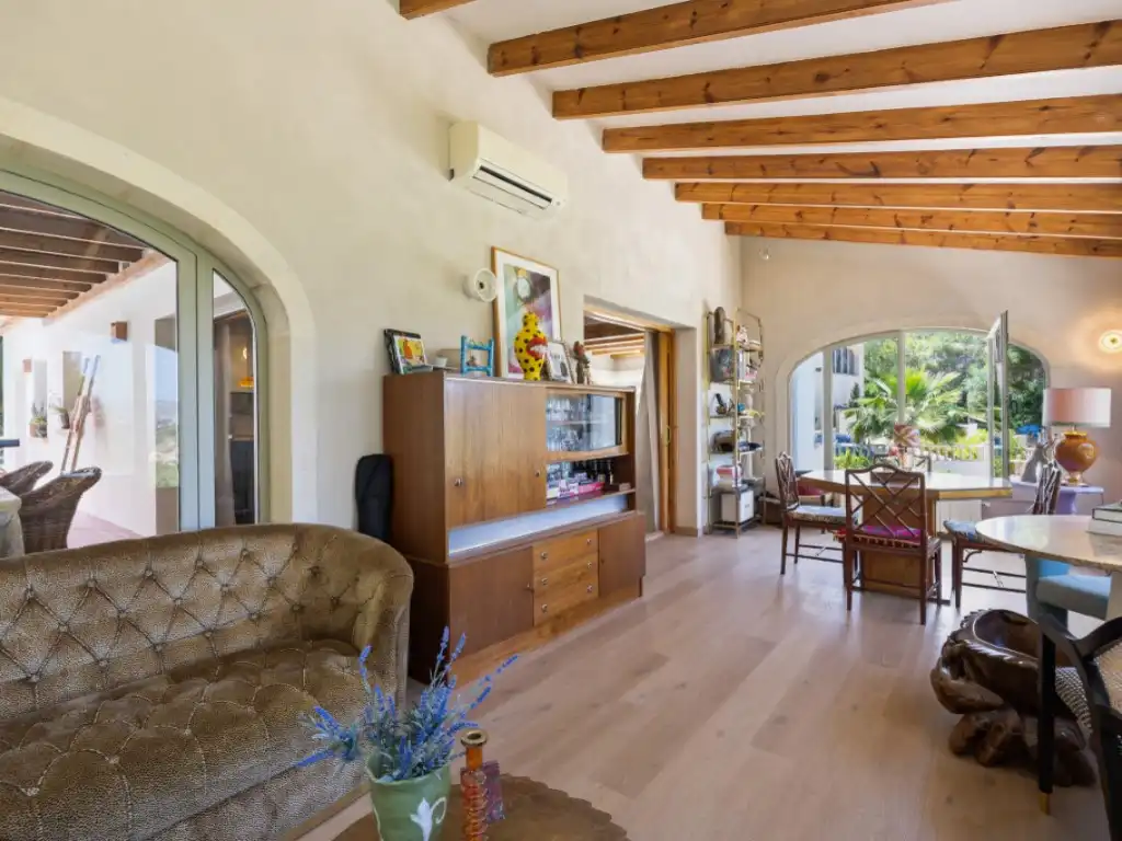 Wohnzimmer von Haus oder Chalet zur Miete in Jávea / Xàbia mit Heizung, Privatgarten und Terrasse