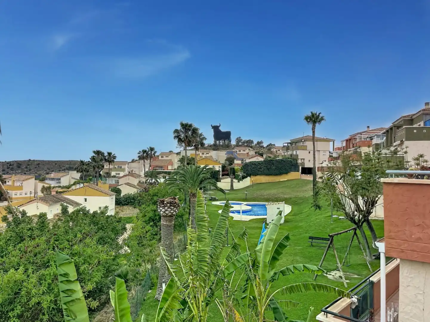 Exterior view of Flat for sale in Finestrat  with Air Conditioner, Private garden and Terrace