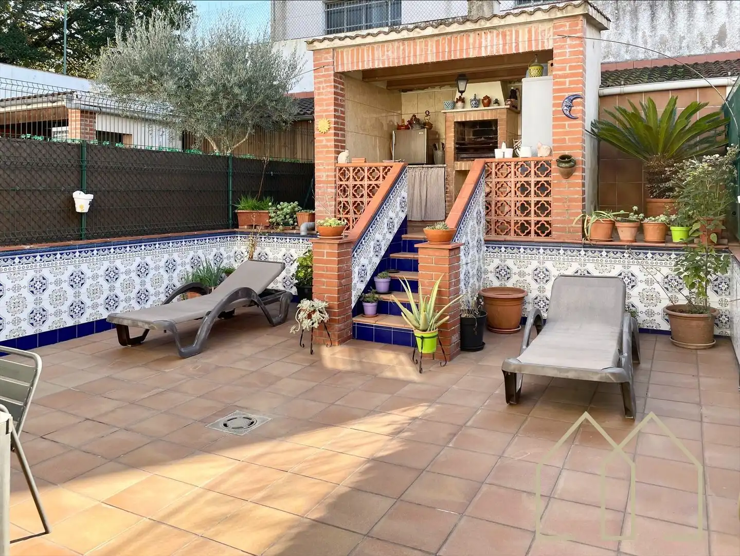 Terrassa de Casa adosada en venda en Caldes de Malavella amb Aire condicionat, Calefacció i Terrassa