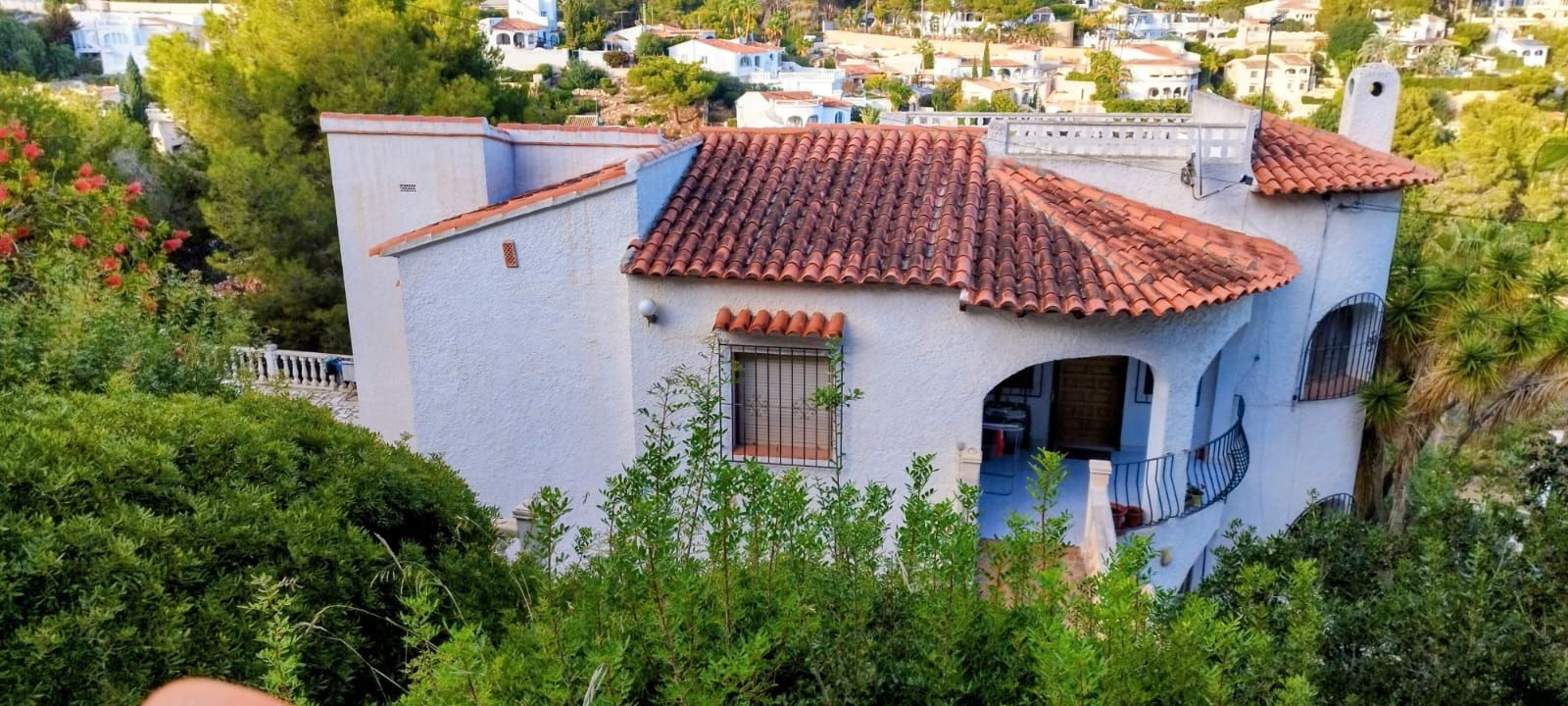 Exterior view of House or chalet for sale in Benissa  with Air Conditioner, Private garden and Parquet flooring