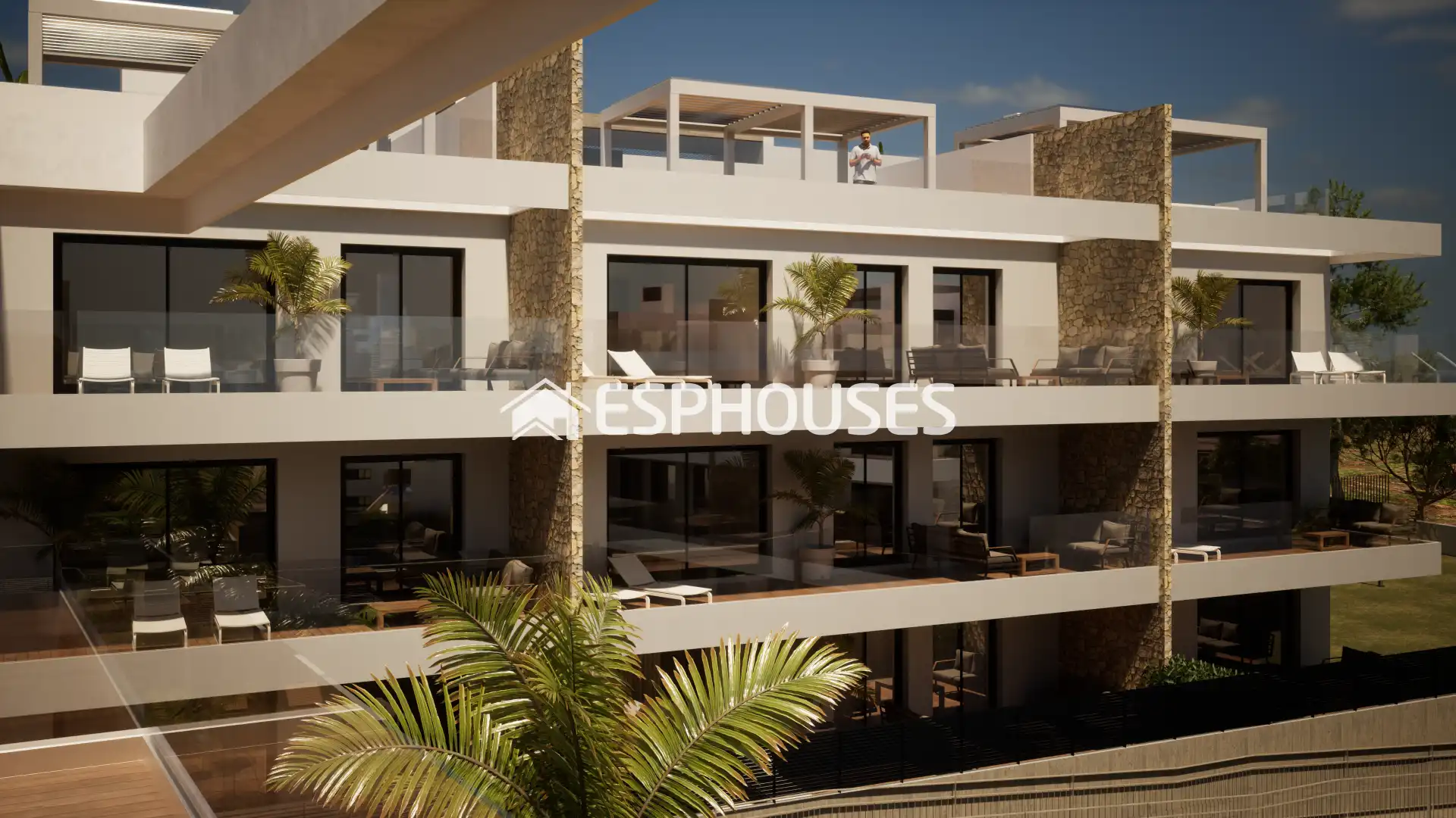 Exterior view of Ground floor for sale in La Nucia  with Air Conditioner, Swimming Pool and Community pool