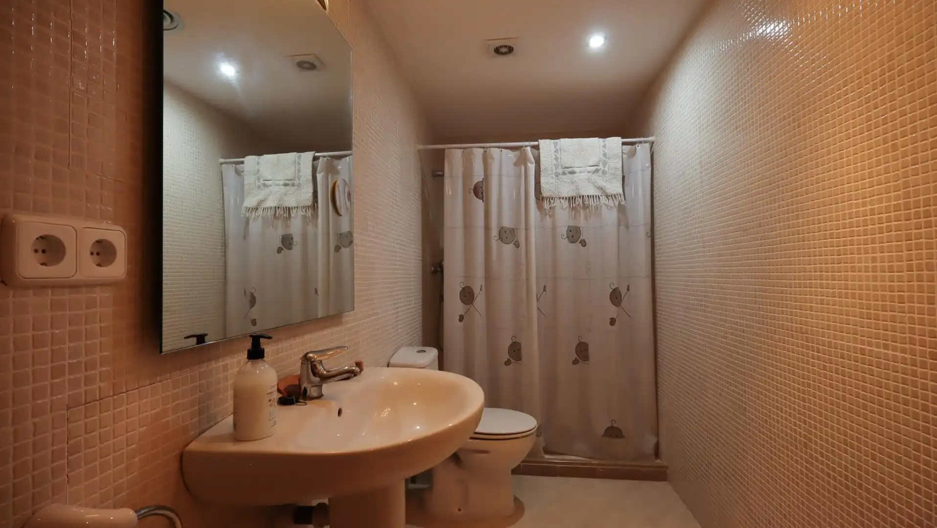 Bathroom of Flat for sale in Llançà  with Heating, Terrace and Furnished