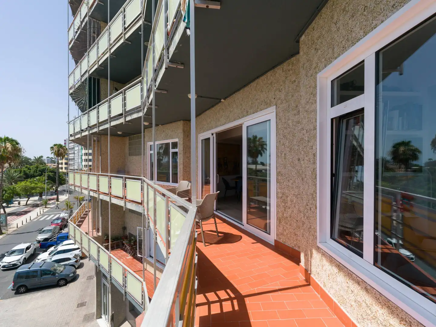 Balcony of Flat for sale in Las Palmas de Gran Canaria  with Air Conditioner, Heating and Terrace