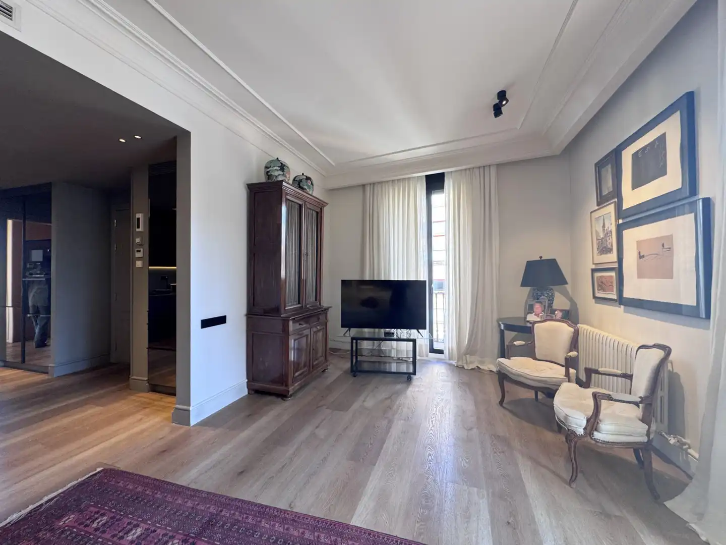 Sala d'estar de Pis en venda en Granollers amb Aire condicionat, Calefacció i Parquet