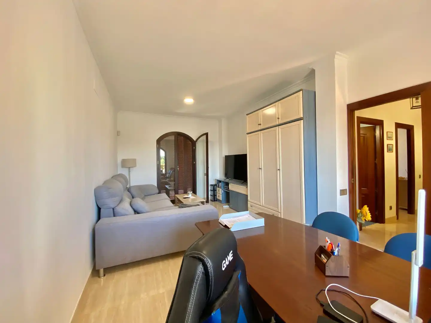 Sala de estar de Casa o chalet en venta en Alcalá de Guadaira con Jardín privado y Piscina