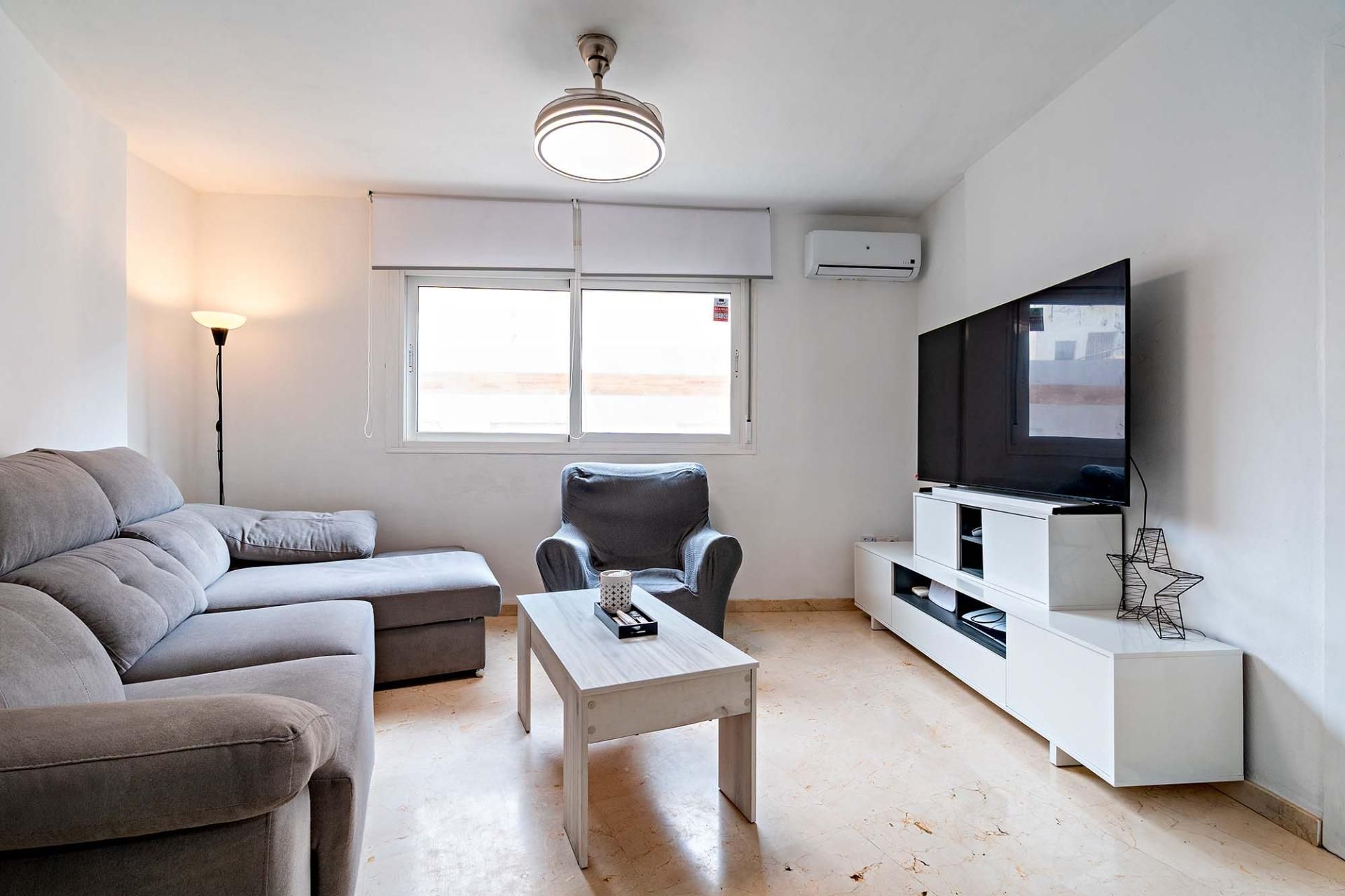 Sala d'estar de Pis en venda en El Ejido amb Aire condicionat