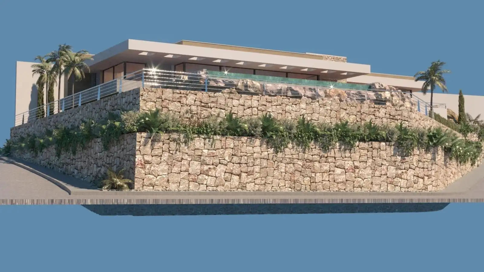 Vista exterior de Casa o xalet en venda en Rojales amb Aire condicionat, Jardí privat i Terrassa
